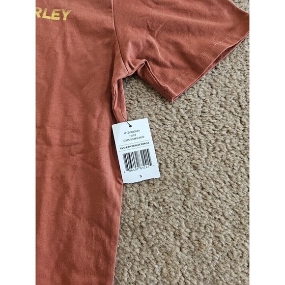 Hurley Men's Everyday Explore Reflector Short Sleeve T-Shirt in Zion Rust SMALL - Picture 4 of 5